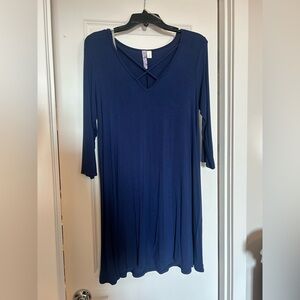 Blue dress worn once!